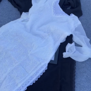 GEORGETTE FABRIC EMBROIDERY KURTI SET