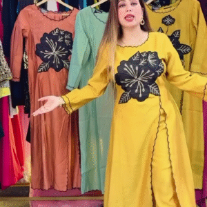 Designer suit with beautiful work