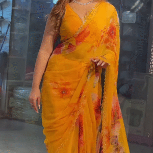 Shiffon Printed Saree