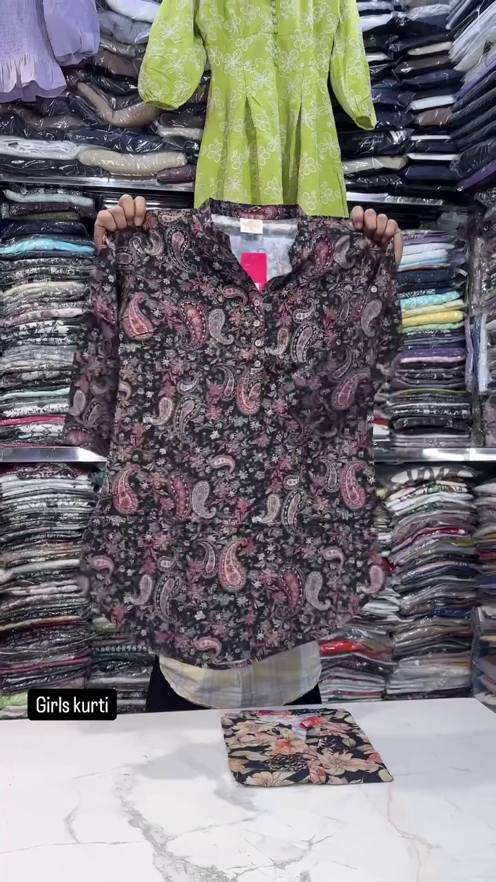 Women’s jaipuri cottan Bagru Printed Kurtis - Image 4