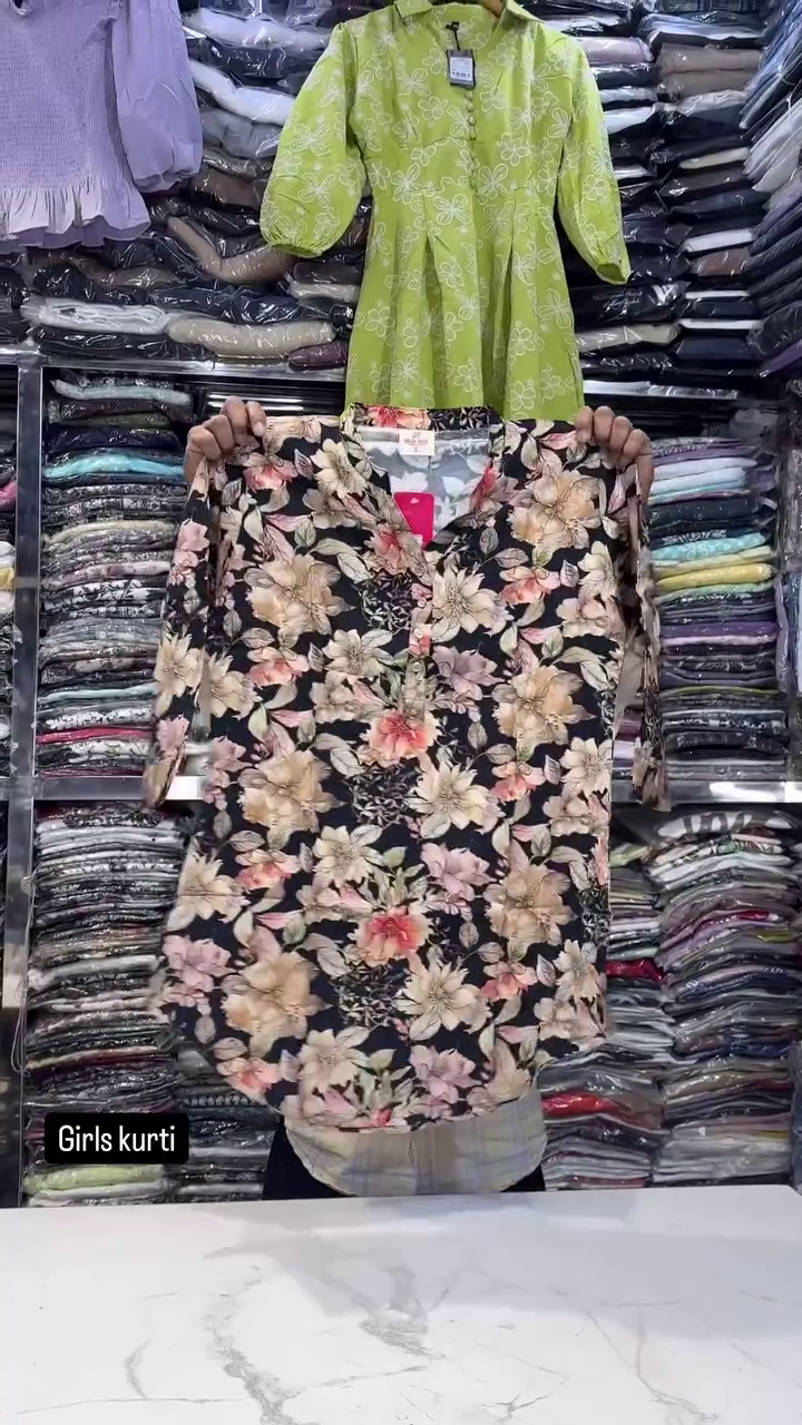 Women’s jaipuri cottan Bagru Printed Kurtis - Image 3