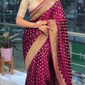 Self Design Banarasi Cotton Silk Saree