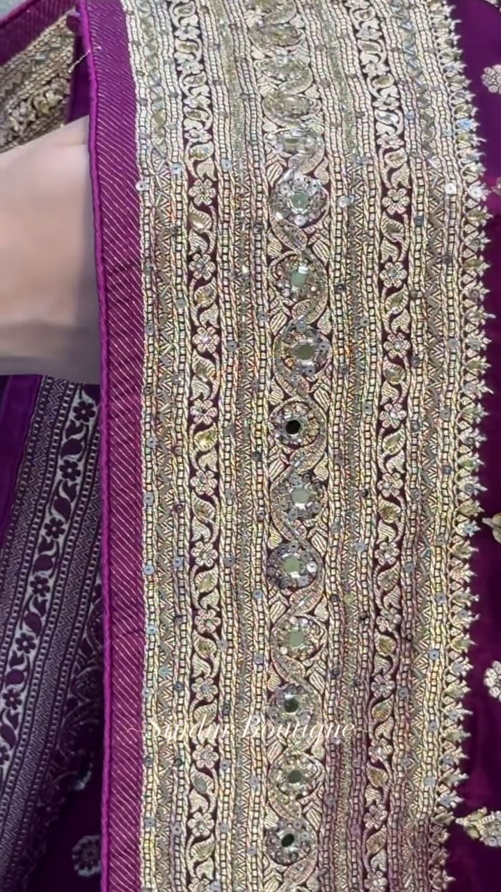 Self Design Banarasi Cotton Silk Saree - Image 5