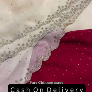 Launching An Amazing Design In Pure Chinnon Saree