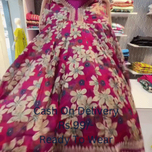 Cotton Printed Full Stitched Kurti Set For Girls